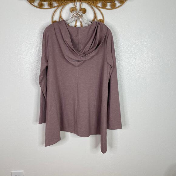 LOGO draped Hooded tunic w/ front pockets nwt M - Picture 8 of 8